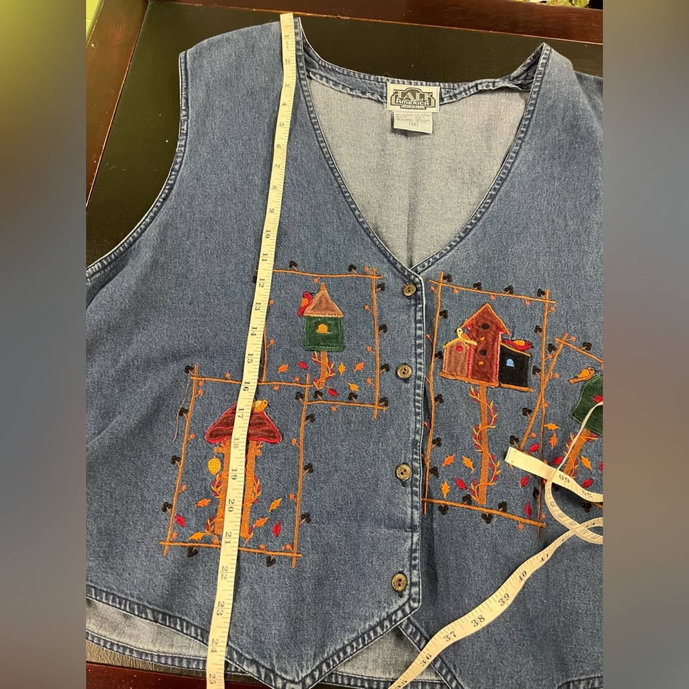 Vintage denim vest size 2X - Picture 8 of 8